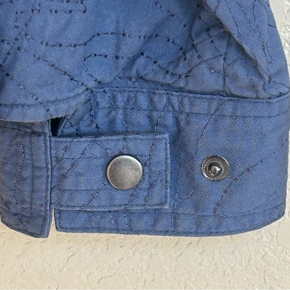 Coldwater Creek Blue Lightweight Jacket Women’s Petite 6 Shaped Fit Shaoed Fit - Picture 4 of 6